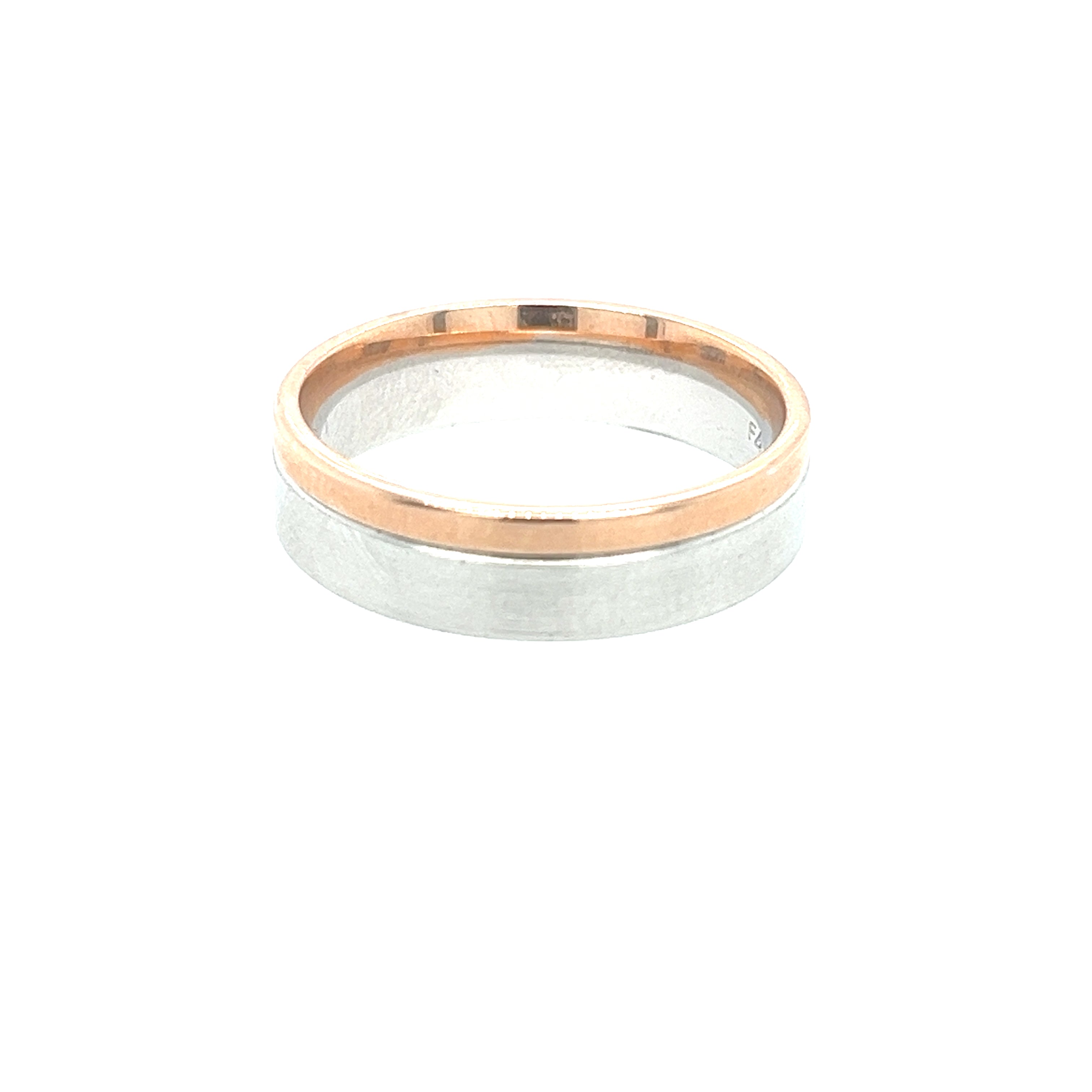 Precious Metal (No Stones) Wedding Bands  -  Men'