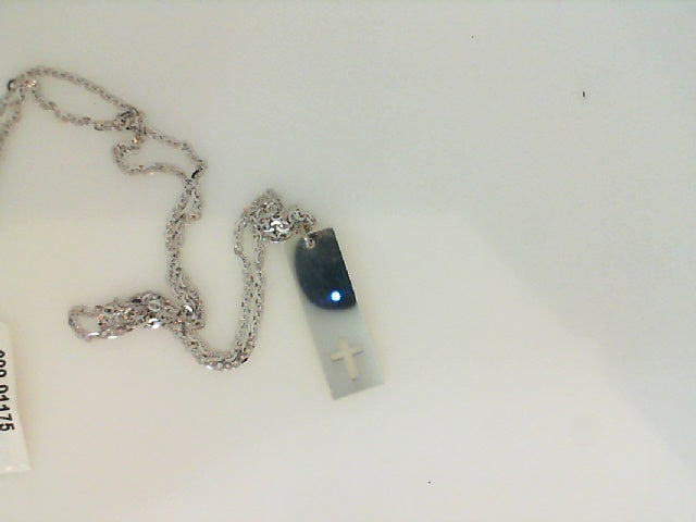 Sterling Silver pendant/necklace w/ pearl