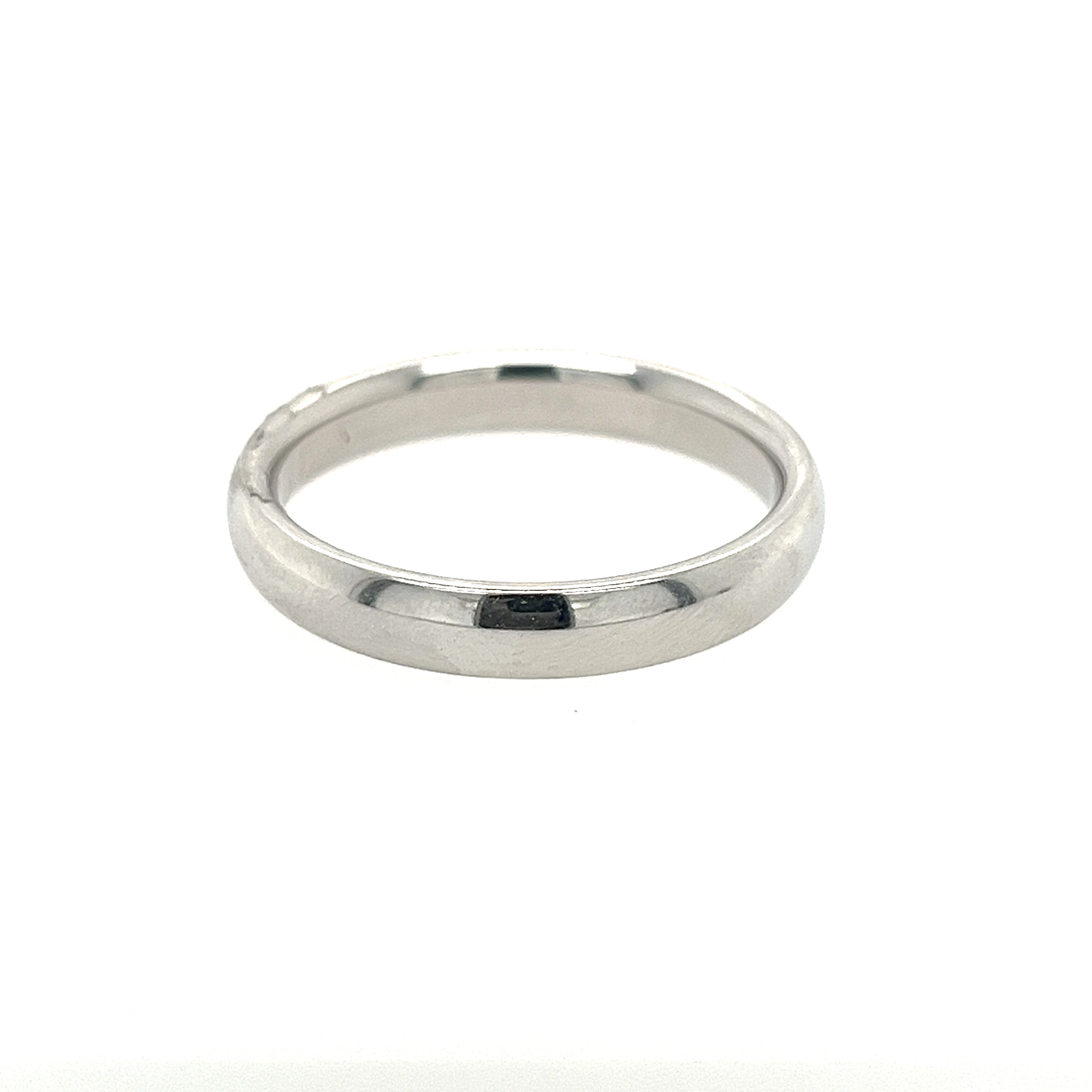 Precious Metal (No Stones) Wedding Bands  -  Men'