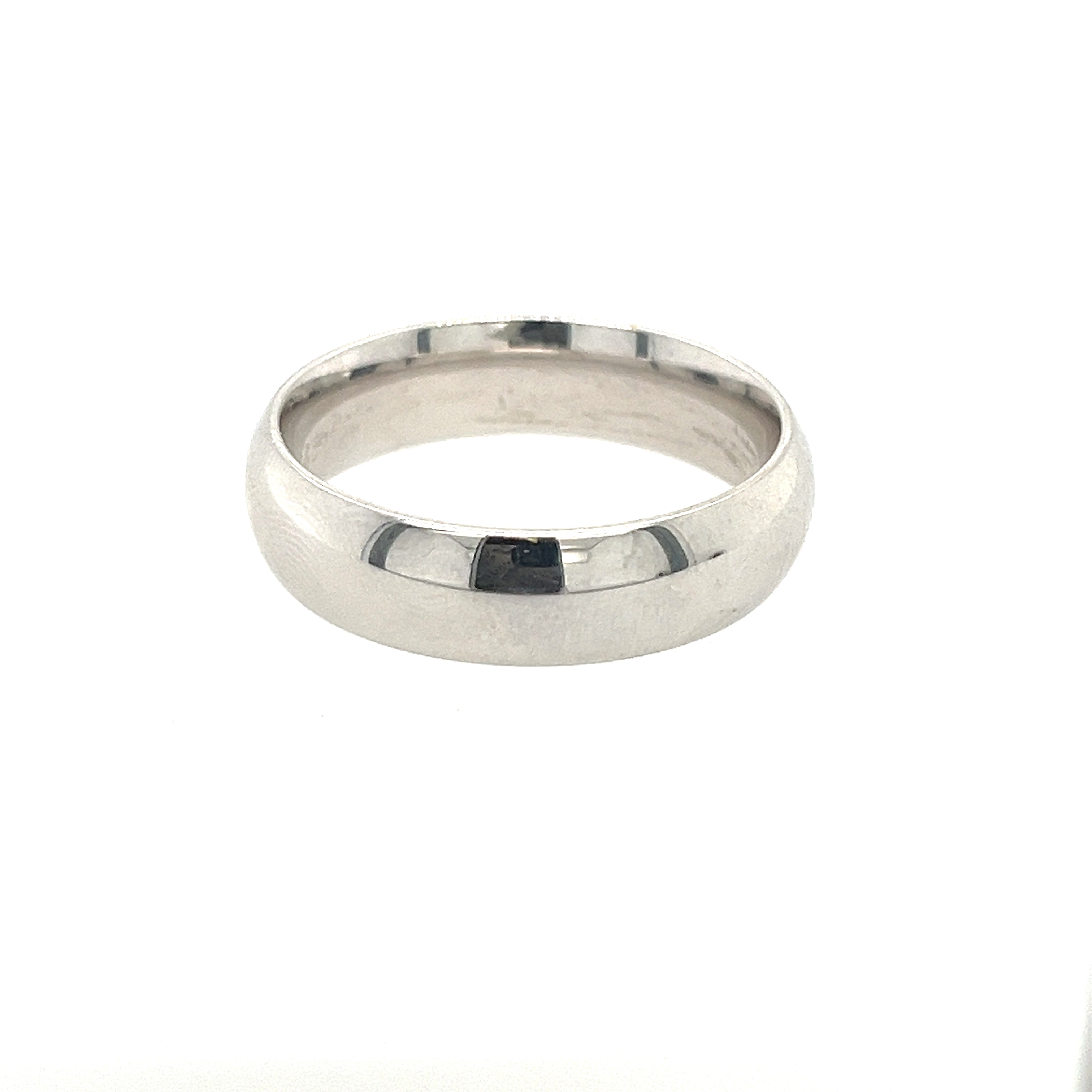 Precious Metal (No Stones) Wedding Bands  -  Men'